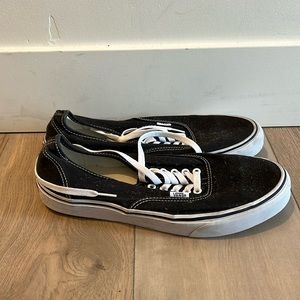 Worn once! Black Vans.